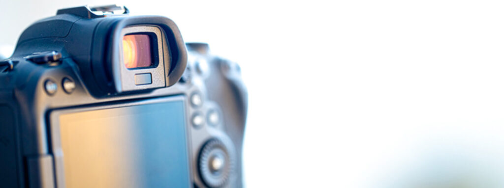 Close-up of a camera.